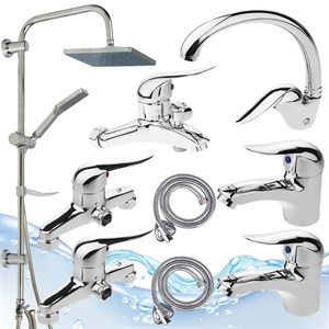 شیرآلات 9تکه اردکی کروم