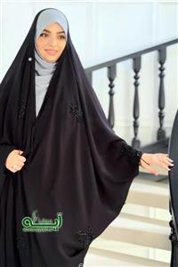 چادر جواهردوزی طرح پروانه پخش-پارچه ویکتوریا