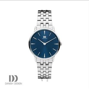 ساعت مچی عقربه ای زنانه دنیش دیزاین (Danish design) مدل IV98Q1251  Akilia Silver Blue Link Medium