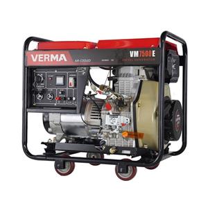 موتور برق دیزل ورما 5.5 کیلووات استارتی مدل VM7500E