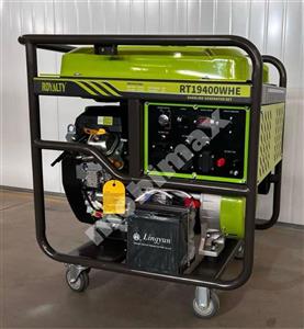 موتور ژنراتور برق ۱۵/۵ کیلو وات بنزینی تک فاز برند رویالیتی مدل RT19400-E