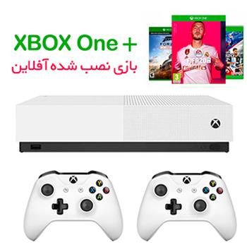 مجموعه کنسول بازی مایکروسافت مدل  Xbox One S ظرفیت 1 ترابایت