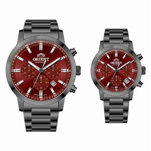 ست ساعت مچی عقربه‌ای کوارتز زنانه و مردانه اورینت کانتیننتال مدل 0117-9