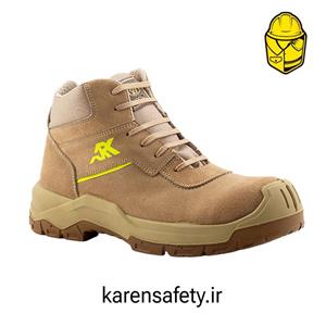 پوتین ایمنی کفش ارک مدل ویکتور چرم رنگ مشکی