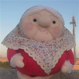 عروسک ننه سرما مخملی 25 سانتی