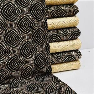 پارچه لنین سوزن دوزی وپولک دوزی مناسب خرجکار ومانتو کتی قیمت برای نیم متر 