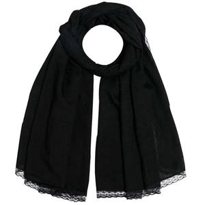 شال زنانه مدل  نخی دور دانتل کد 1026