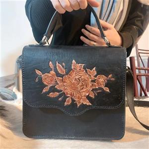کیف چرمی قلمزنی 