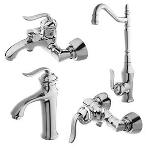 شیر الات مدل بامبو قاجاری کروم مات