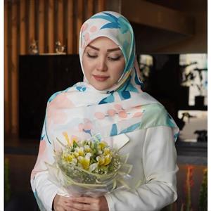 روسری نخی تابستونی خنک مزونی با ترکیب رنگ پاستیلی جدید  کد ana2670آنالیا اسکارف باارسال رایگان 