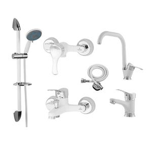 ست شیرآلات ویسادار مدل دیون مجموعه 6 عددی