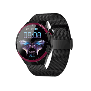 ساعت هوشمند 1.27 اینچی لومینکس مدل SK6 mini با بند سیلیکونی و فلزی و چرمی