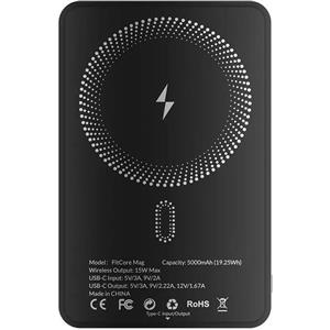 پاوربانک فوق نازک مگنتی ۵۰۰۰ گلوریمی Glorimi FitCore Mag توان ۲۰ وات