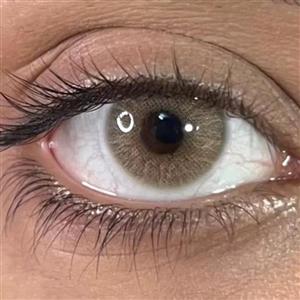 لنز طبی رنگی سالیانه عسلی اپتی کالر روبی براون