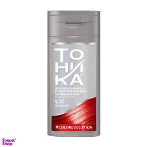 شامپو رنگ مو تونیکا شماره 6.55 حجم 150 میلی لیتر