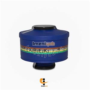 فیلتر ماسک شیمیایی تمام صورت SPASCIANI چهار حالته A2B2E2K2