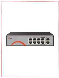 سوئیچ شبکه POE (8 پورت صد و 2 پورت صد) MSW-3008FP-2FL-120I-V2