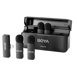 میکروفون یقه ای بی‌ سیم چهار‌ کاربره بویا  Boya BY-V4D Lightning microphone