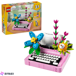 لگو سری کریتور مدل Typewriter with Flowers کد ۳۱۱۶۹