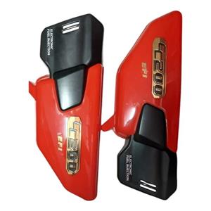 قاب بغل قرمز موتور سیکلت هوندا انژکتور