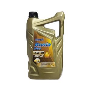 روغن موتور ایرانول مدل رونیا پلاس SN PLUS 5W-40 حجم 5 لیتر