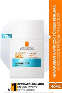 کرم ضد آفتاب صورت ANTHELIOS UVAIR SPF50  برای همه پوست ها به اندازه نور 40 میل La Roche Posay