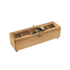 جعبه تی بگ مستطیل پذیرایی گلدکیش طرح باترفلای