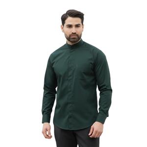 پیراهن آستین بلند یقه دیپلمات مردانه مدل S105