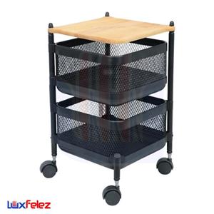 جاپیازی ۲طبقه توری مربع رویه چوب آسمان