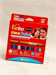 گریم صورت فانبو شش رنگ Metallic