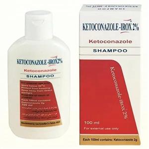 شامپو ضد شوره مو، قارچ و التهاب کتوکونازول ایروکس، سازگار با انواع مو، با حجم 100 میلی‌لیتر مدل IRX