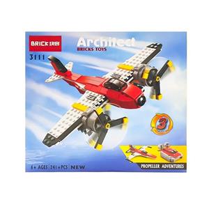 لگو هواپیما  آرشیتکت 3 مدل 241 قطعه کد NO.3111
