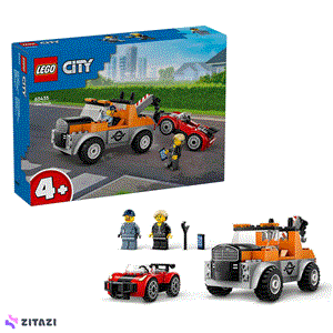 لگو 101 تکه سری سیتی مدل Tow Truck and Sports Car Repair کد 60435