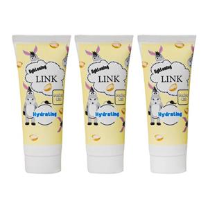 کرم آبرسان و مرطوب‌کننده دست و صورت لینک مدل شیر الاغ مناسب‌ پوست‌های معمولی و چرب حجم 75 میلی‌لیتر بسته سه عددی