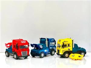ماشین فلزی اسکانیا موزیکال و چراغ دار