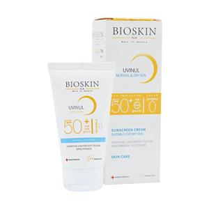 کرم ضد آفتاب SPF50 پوست خشک بایو اسکین پلاس 40 میلی لیتر