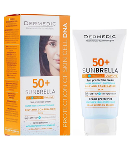 کرم ضد آفتاب پوست مختلط و چرب درمدیک Dermedic حجم 50 میلی لیتر