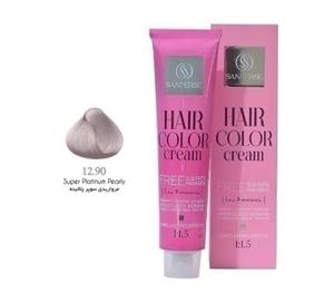 رنگ مو کم آمونیاک فاقد سولفات مرواریدی سوپر پلاتینه 12.90 سانفرسه 120 میل