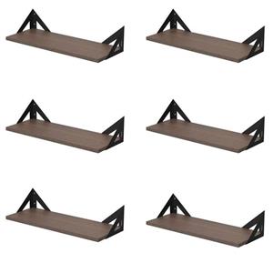 شلف دیواری دینیال مدل p.s مثلثی کد DN-02SH-06 مجموعه شش عددی