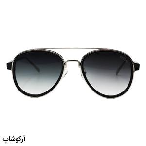 عینک آفتابی Ditiai با فریم خلبانی، نقره ای رنگ و عدسی سبز سایه روشن مدل 0517