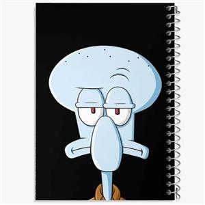 دفتر زبان سه خط 100 برگ خندالو طرح اختاپوس