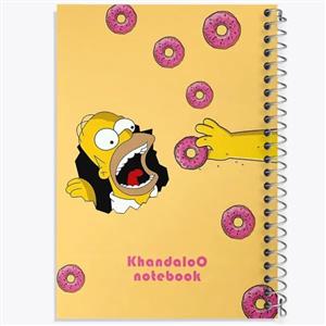 دفتر لغت 50 برگ خندالو طرح سیمپسون ها (Simpsons)