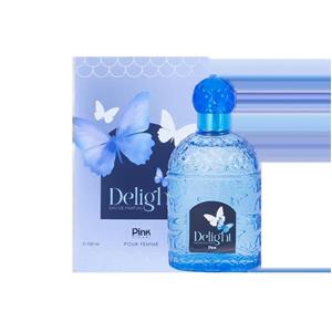 ادوپرفیوم زنانه پینک ویژوآل مدل Delight با رایحه گرم حجم 100 میلی‌لیتر