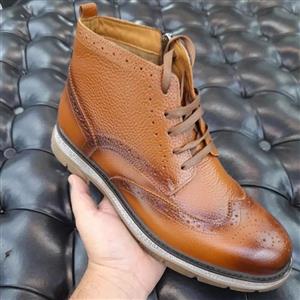 نیم بوت تمام چرم گاوی زیره ترمو درجه 1 