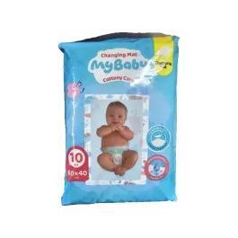 زیرانداز تعویض پوشک مای بیبی بسته 10عددی