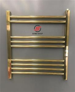 حوله خشک کن استیل کیا طلایی براق