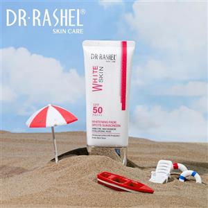 ضدآفتاب سفید کننده و ضدلک دکتر راشل SPF50 حجم50گرم DR.RASHEL White Skin Whitening Fade Spots Sunscreen