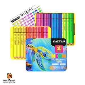 مداد رنگی 50 نئونی کالر (KALOUR)