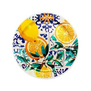 بشقاب یکبار مصرف الماس طرح نارنجستان پیکنیک