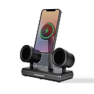 اسپیکر و شارژر وایرلس مگسیف پرودو Porodo Speaker Charging Dock FWCH050